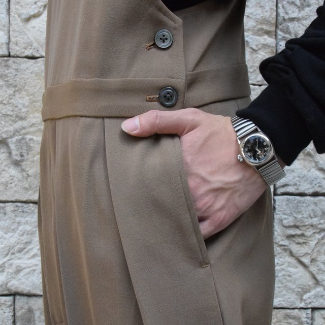 【2019 AW】NEAT(ニート)/ WOOL HIGHT DENSITY GABARDINE Overall -CAMEL-#19-02WGO(7)