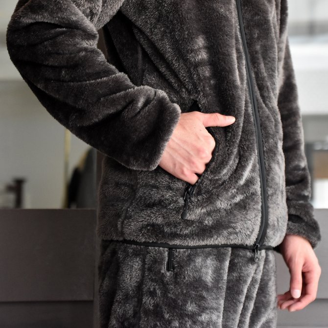 NEEDLES(ニードルス) PIPING JACKET-MICRO FLEECE-2COLOR/GRAY/BLACK #FK261(7)
