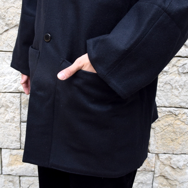 【2019 AW】 too good(トゥーグッド) / THE DOORMAN JACKET FELTED LAMBEWOOL HW -FLINT- #62033100(7)