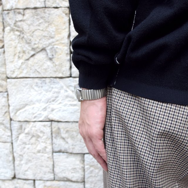YOKE(ヨーク)/WOOL SABLE MOCK NECK L/S -BLACK- #YK19AW0075S(7)
