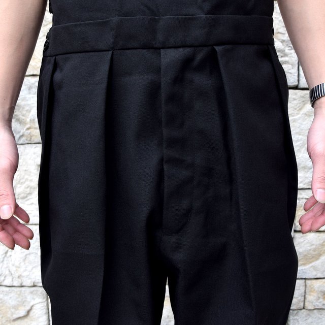 【2020 SS】NEAT(ニート)/ HOPSACK ''OVERALL'' -BLACK- #20-01HSO-BK(7)