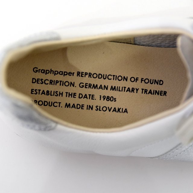REPRODUCTION OF FOUND for Graphpaper GERMAN MILITARY TRAINER -WH×SIL- #GU201-90173(7)