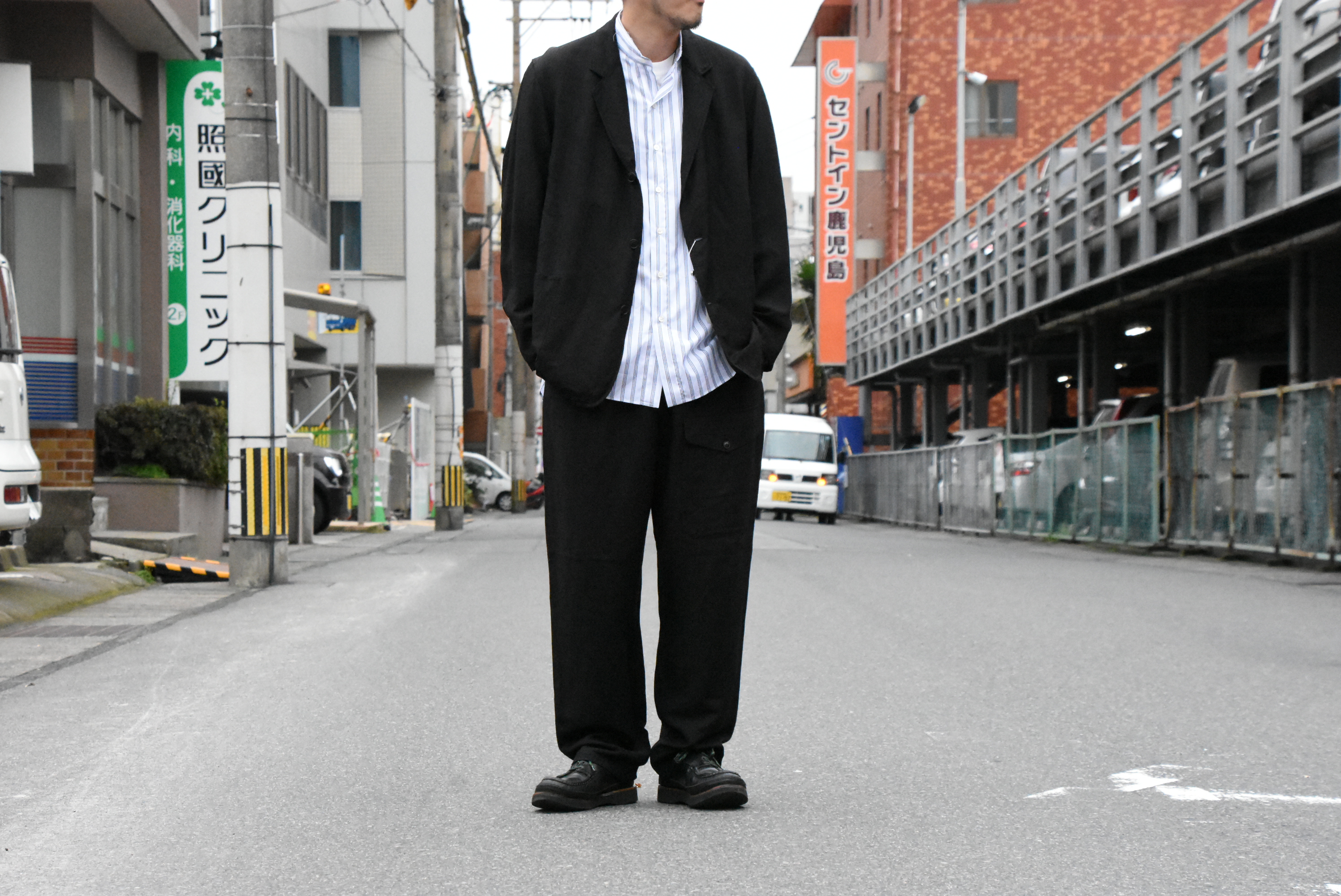 【2020 SS】COMOLI (コモリ) ヴィスコースリネンドローストリングパンツ#R01-03006(7)