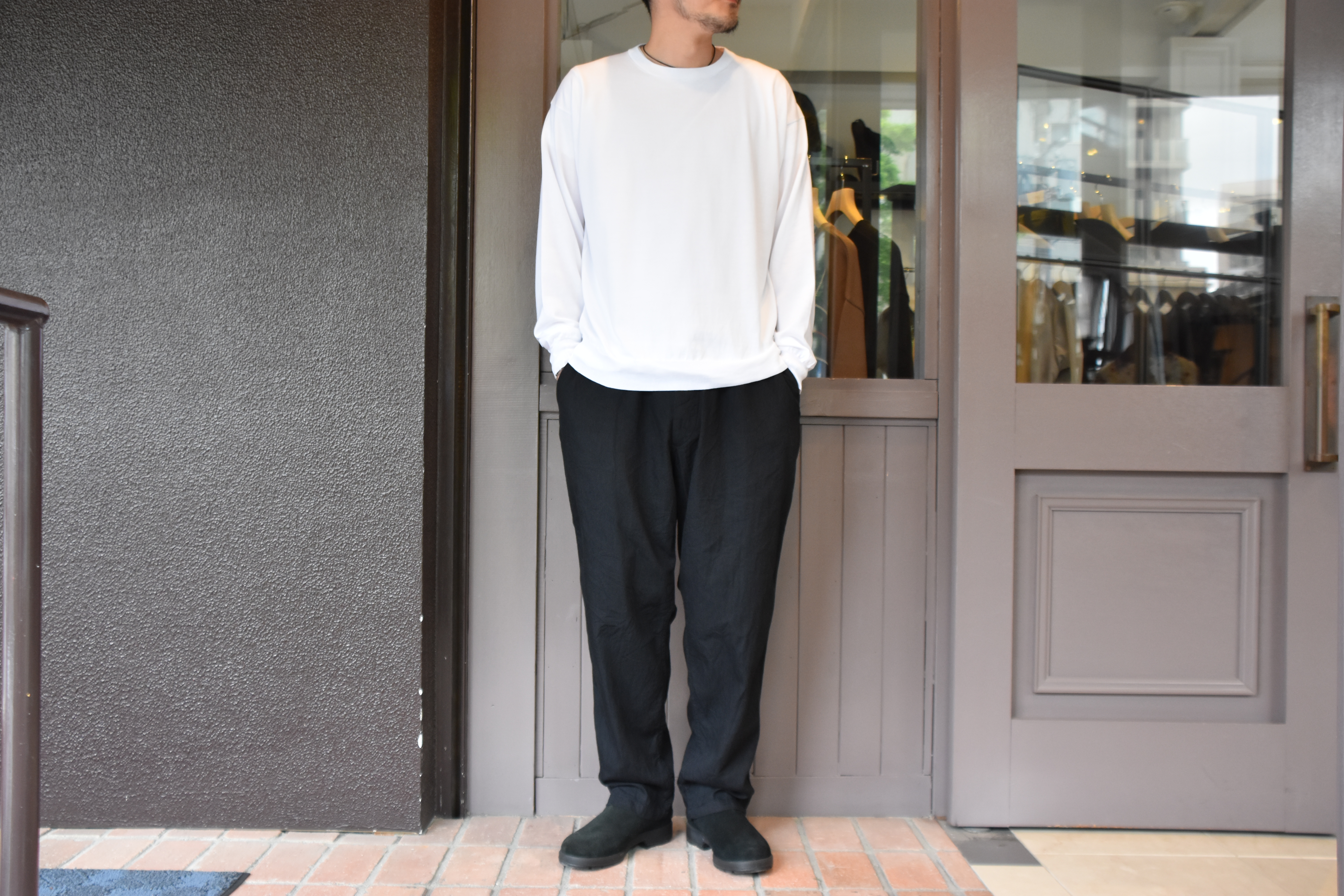 【2020 SS】COMOLI (コモリ) コットンクルーネックニット#R01-06001(7)