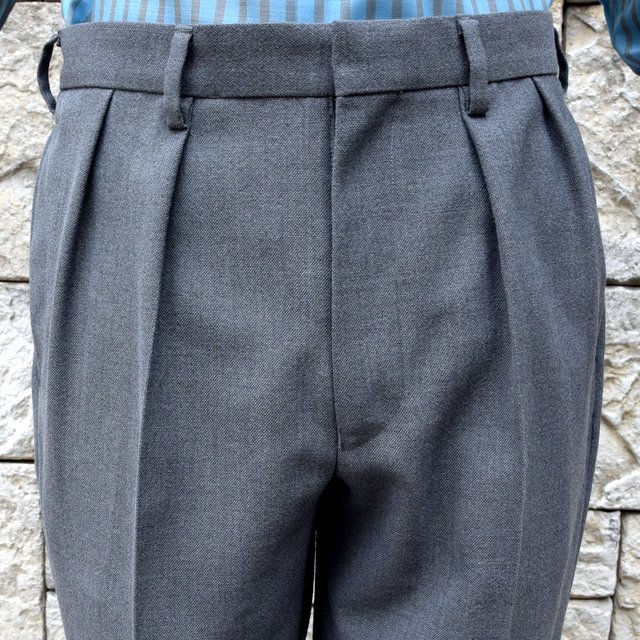 【2020 SS】BROWN by 2-tacs (ブラウンバイツータックス)/ TAPERED SLACKS -GRAY- #B23-P004 (7)