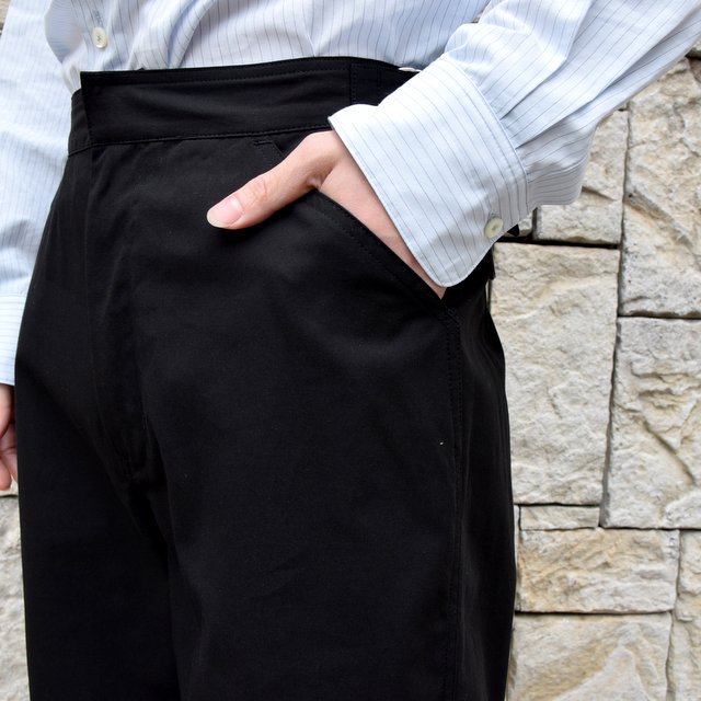 【2020 SS】AURALEE(オーラリー)/ FINX HARD TWIST GABARDINE PANTS -BLACK- #A20SP02FB(7)