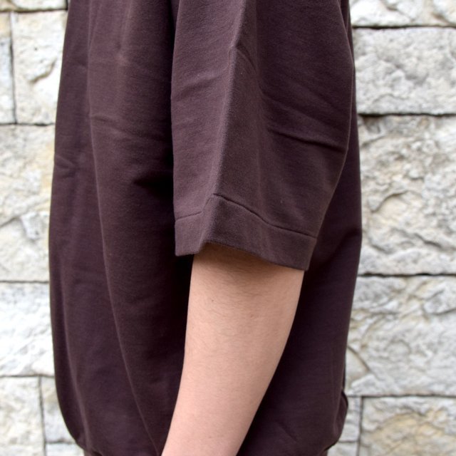 【2020 SS】AURALEE(オーラリー)/ SUPER HIGH GAUGE SWEAT BIG TEE -D.BROWN- #A20SP02NU(7)