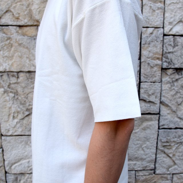 【2020】AURALEE(オーラリー)/ HARD TWIST AMUNZEN DOUBLE CLOTH TEE -WHITE- #A20ST01KN(7)