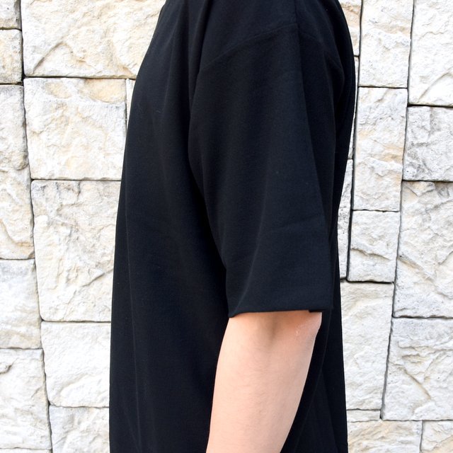 【2020】AURALEE(オーラリー)/ HARD TWIST AMUNZEN DOUBLE CLOTH TEE -BLACK- #A20ST01KN(7)