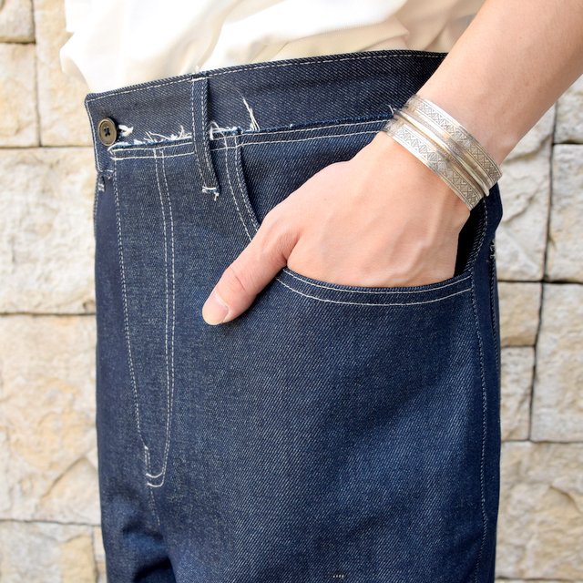 【2020】CAMIEL FORTGENS(カミエル フォートゲンス)/ AUBERGINE PANTS DENIM -DARK BLUE- #090507(7)