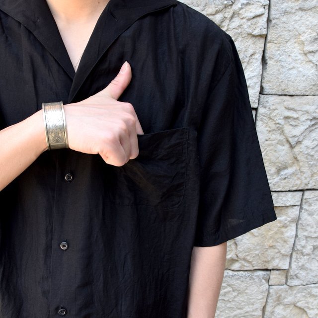 【2020 SS】KAPTAIN SUNSHINE (キャプテンサンシャイン)/ RIVIERA S/S SHIRT -BLACK- #KS20SSH04(7)