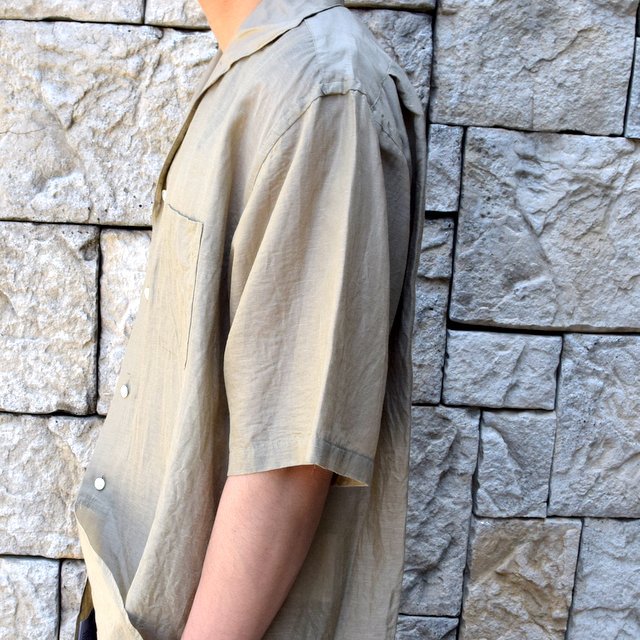 【30% off sale】【2020】KAPTAIN SUNSHINE (キャプテンサンシャイン)/ RIVIERA S/S SHIRT -KHAKI- #KS20SSH04(7)