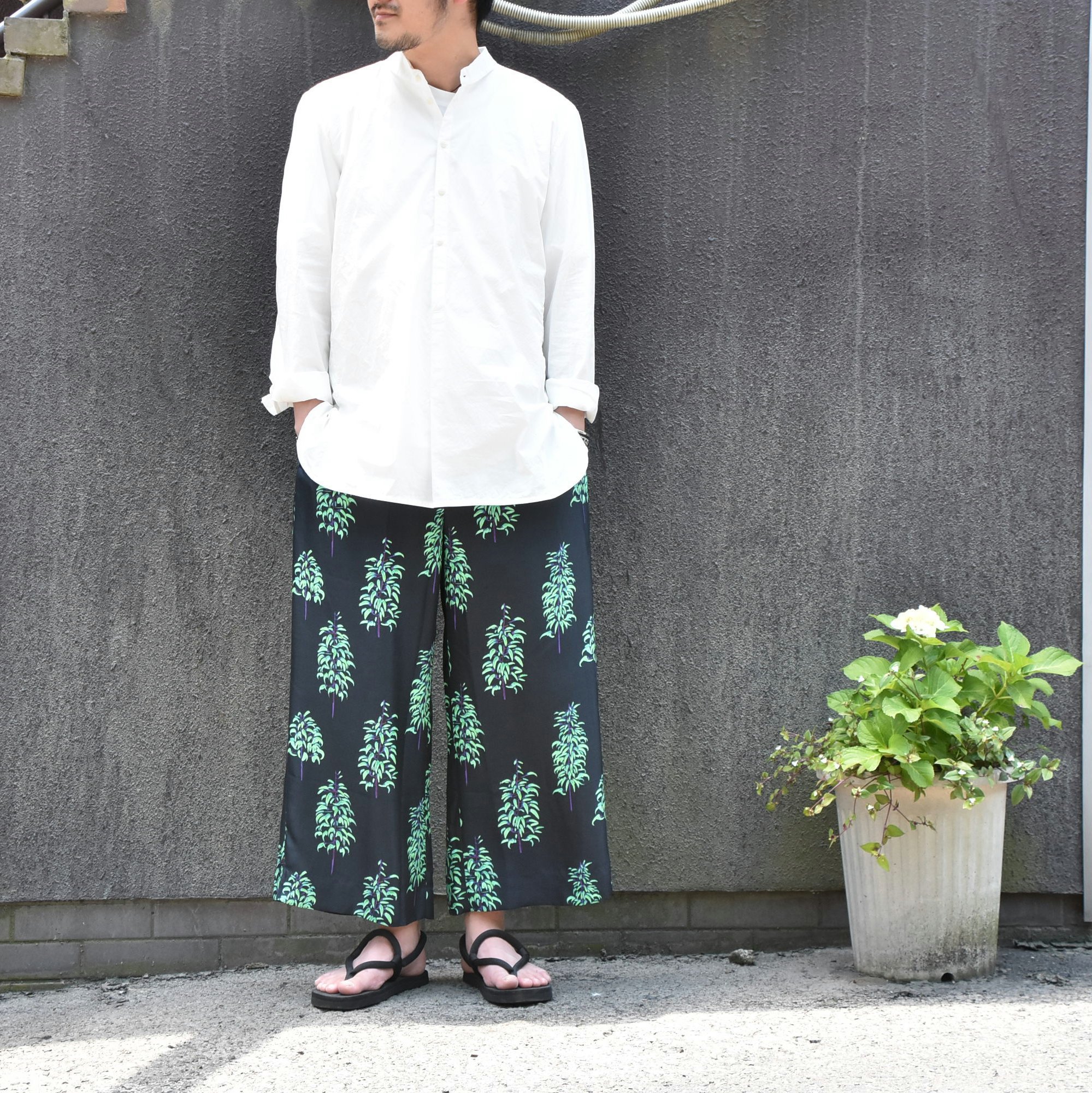 【2020 SS】”WANG CHOMPHU(ワン チョムプー) SILK EASY PANTS