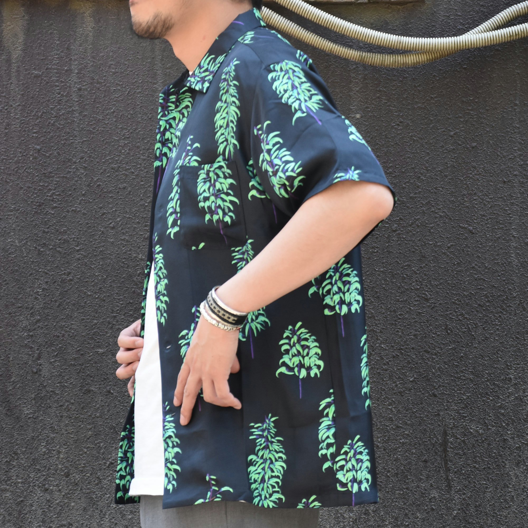 【2020 SS】”WANG CHOMPHU(ワン チョムプー) SILK S/S SHIRT
