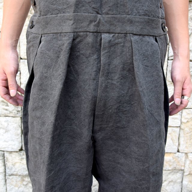 【2020】NEAT(ニート)/ High Density Linen&Japanese Paper ''OVERALL'' -BLACK- #20-02LPS(7)