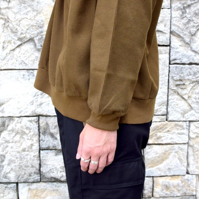 blurhms ROOTSTOCK(ブラームス) / Rough & Smooth Thermal -KHAKI BROWN-(7)