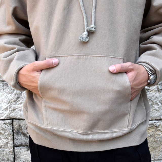 AURALEE(オーラリー)SUPER MILLED SWEAT P/O PARKA -KHAKI GRAY- #A20AP01SM(7)