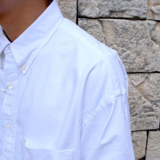 【2020】Graphpaper (グラフペーパー)/ OXFORD L/S B.D BOX SHIRT -WHITE- #GM203-50112B(7)