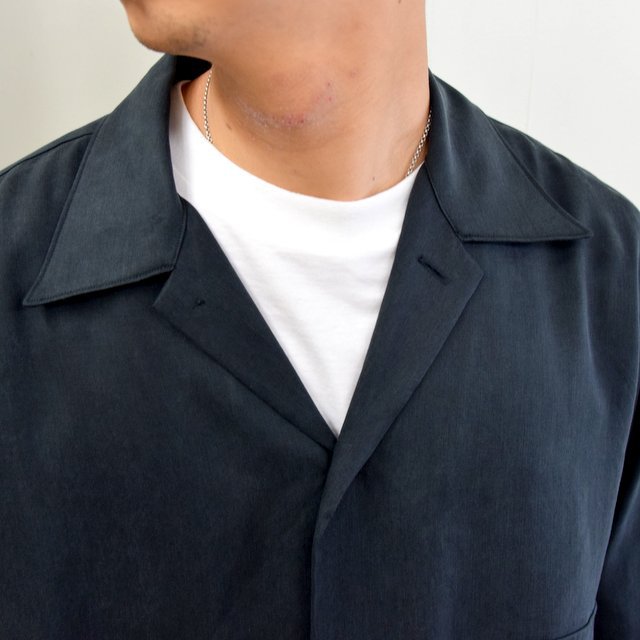 【2020】YOKE(ヨーク)/ BIG FLAP LONG SHIRTS -BLACK- #YK20AW0144SH(7)
