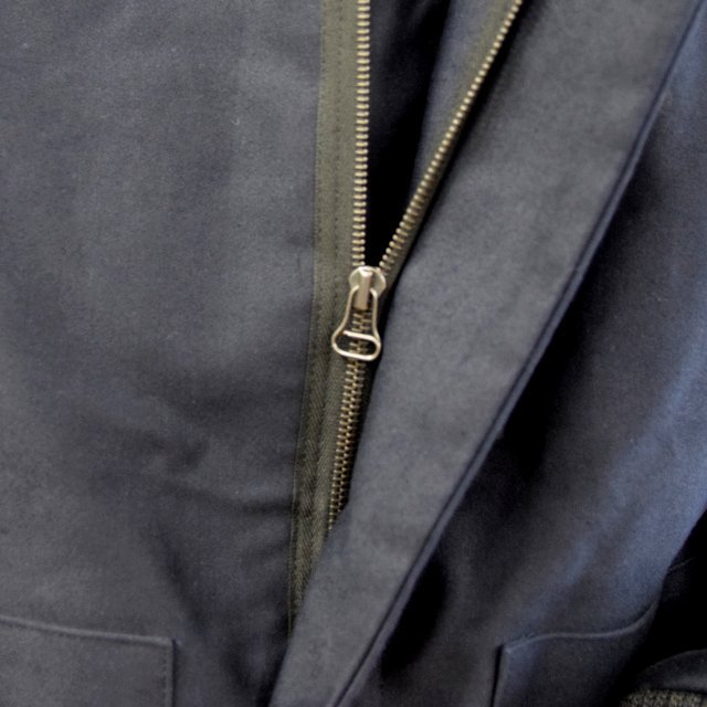 FRANK LEDER(フランクリーダー)/ MOLESKIN ZIP JACKET -NAVY- #0122044(7)