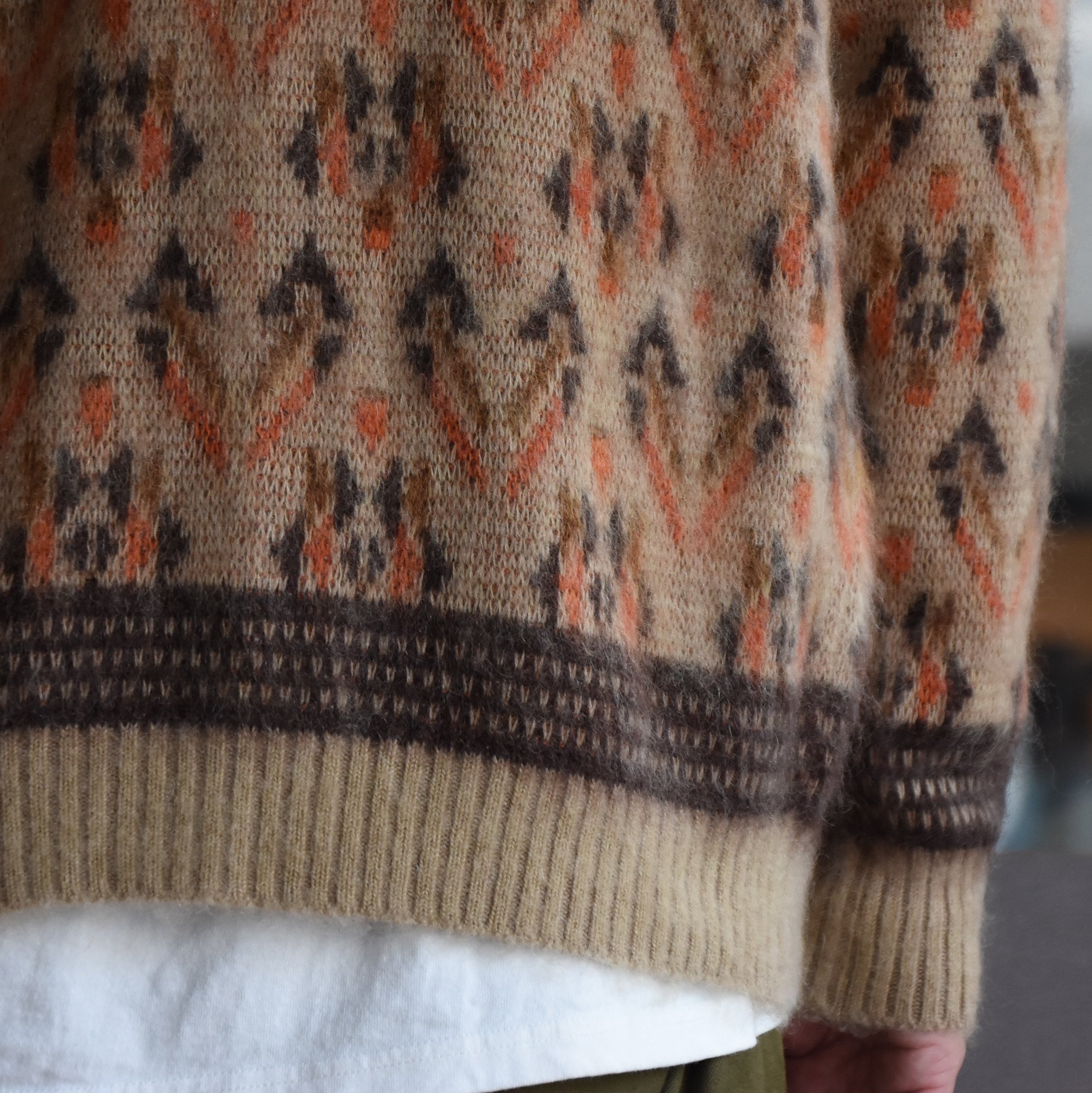 【2020】NEEDLES(ニードルス) Mohair Cardigan -Triangle- #HM270(7)