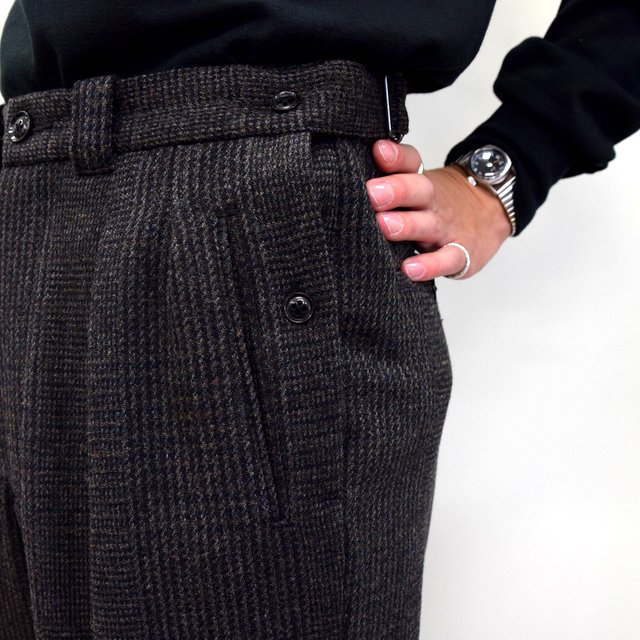 YOKE(ヨーク)/ SHETLAND WOOL FRENCH GURKHA TROUSERS -GLENCHECK- #YK20AW0132P(7)