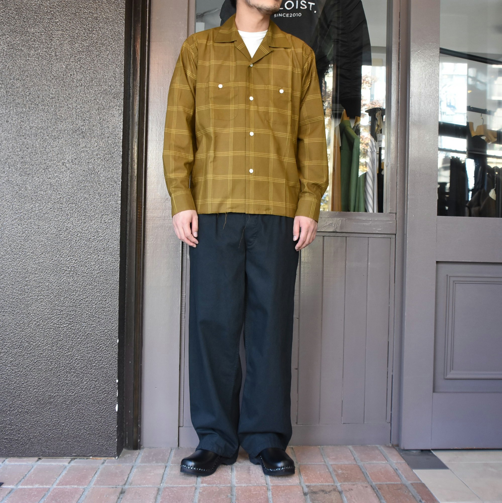 【40% off sale】NEEDLES(ニードルス) C.O.B. ONE-UP SHIRT C/S PLAID -BROWN-#IN170(7)