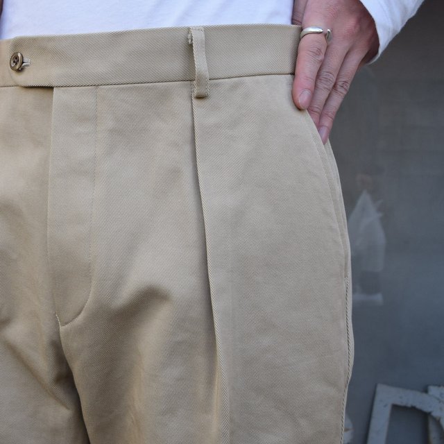 NEAT(ニート)/ THE KATSURAGI ONE TUCK -BEIGE- #21-01TKOT(7)