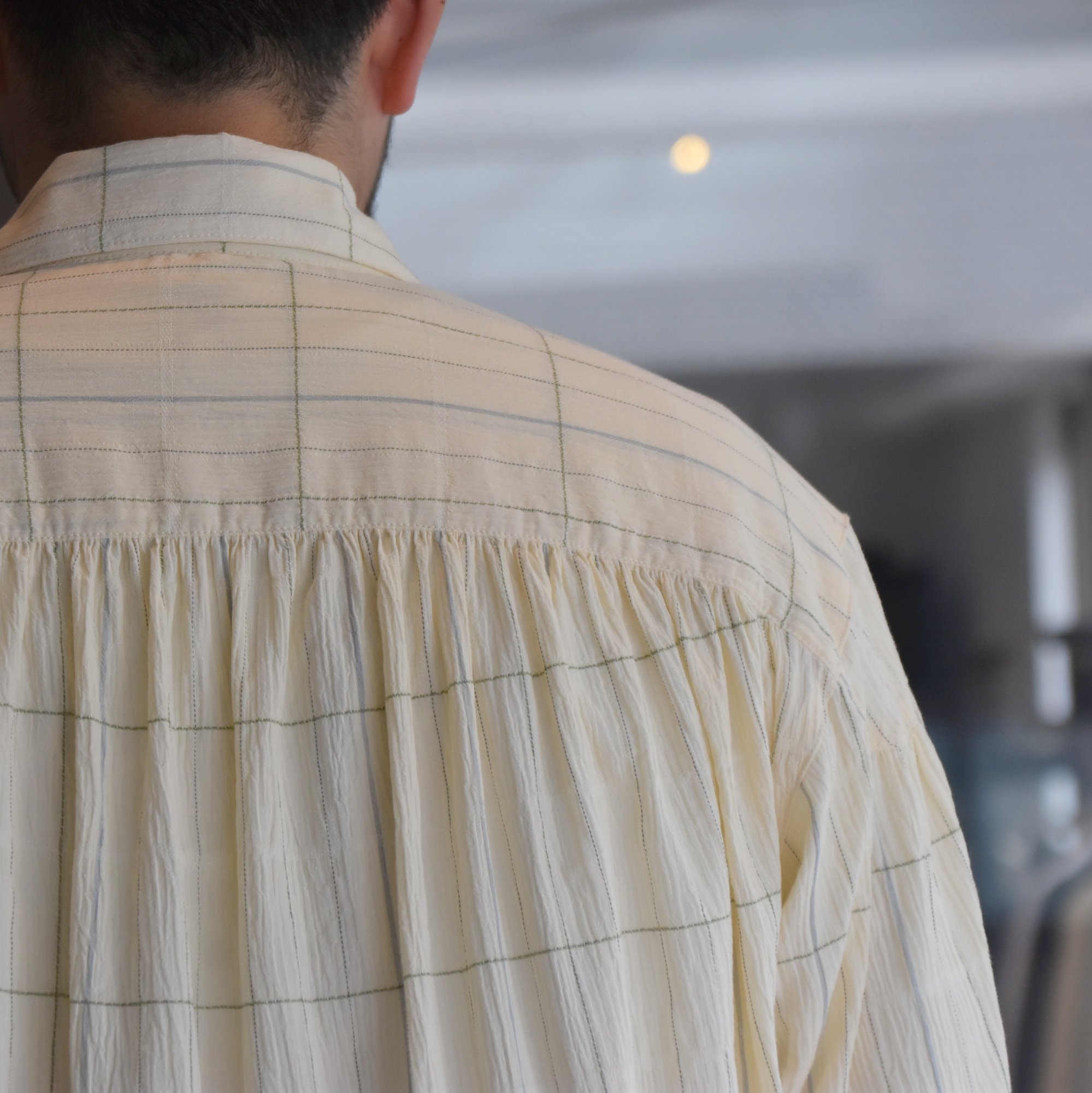 【40% off sale】 AiE(エーアイイー)/PAINTER SHIRT-COTTON GAUZE PLAID- #IN532(7)