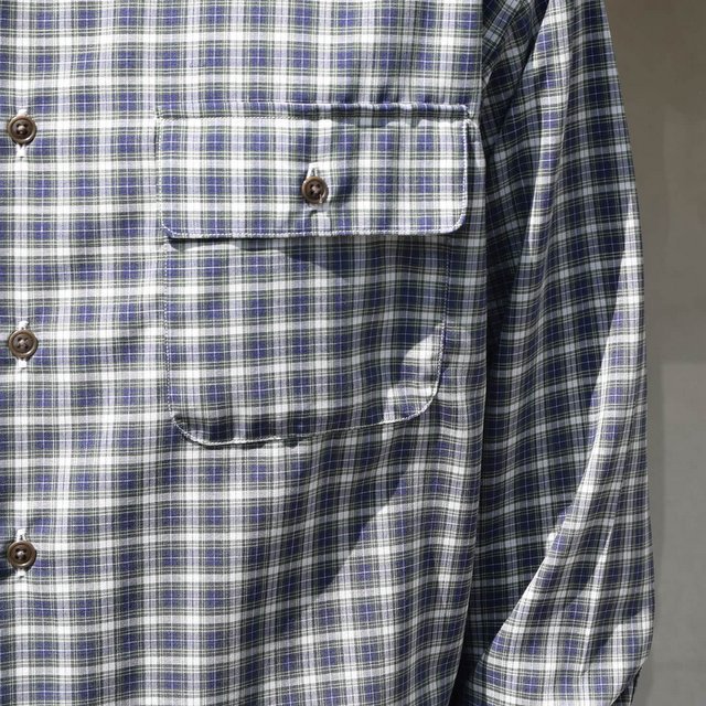 BROWN by 2-tacs (ブラウンバイツータックス)/ REGULAR COLLAR -NAVY GREEN- #B25-S001(7)