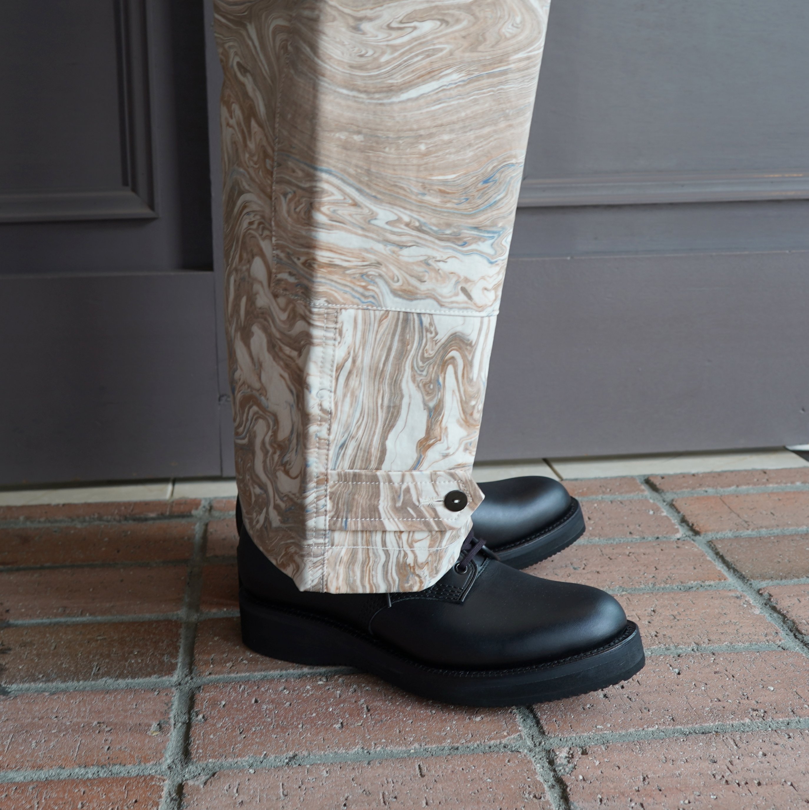 amachi.(アマチ) Double Knee Cargo Pants -Blue Beige Marble- #AY9-20(7)