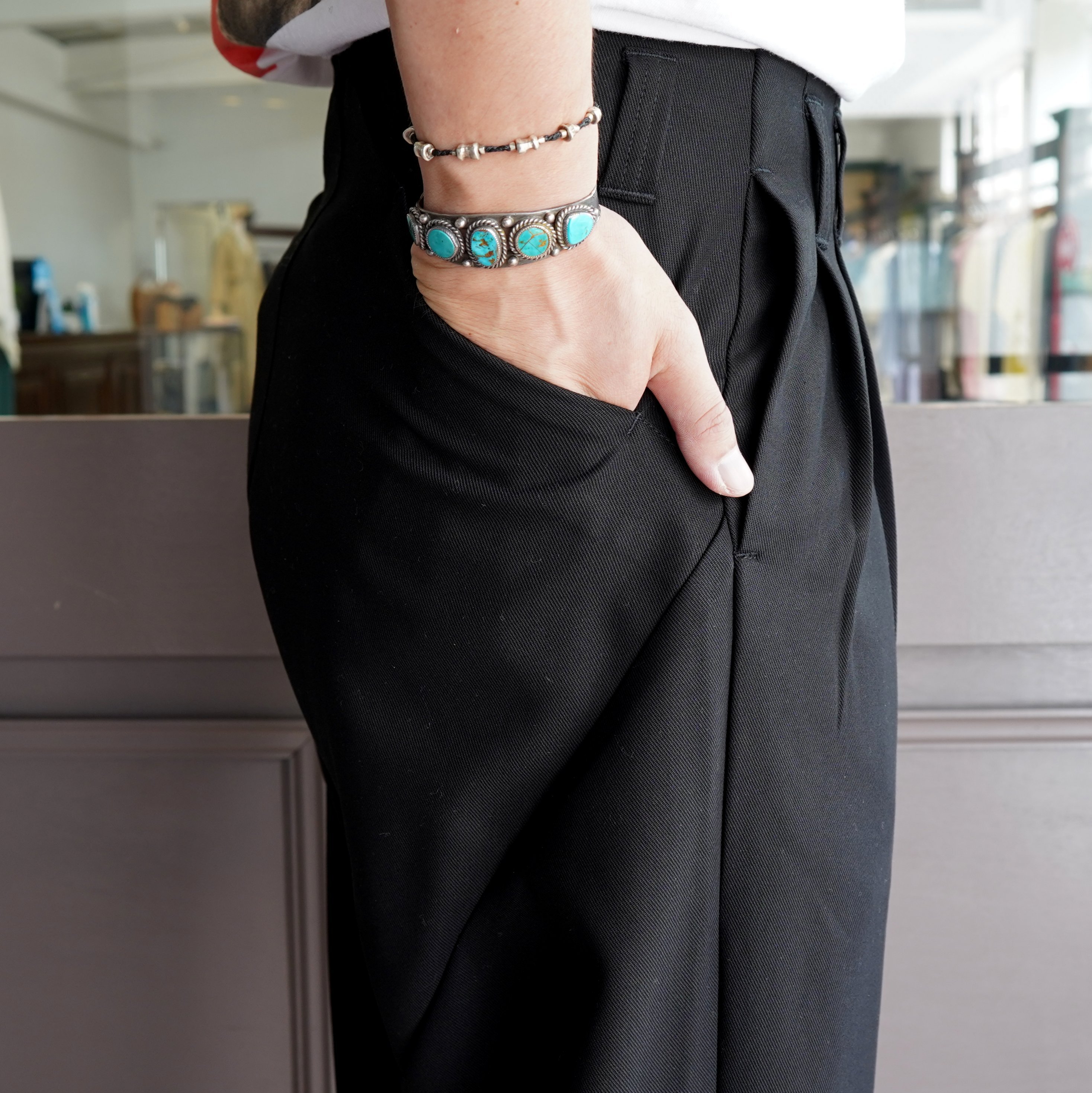 amachi.(アマチ) Elevation Pants -Black- #AY9-23(7)