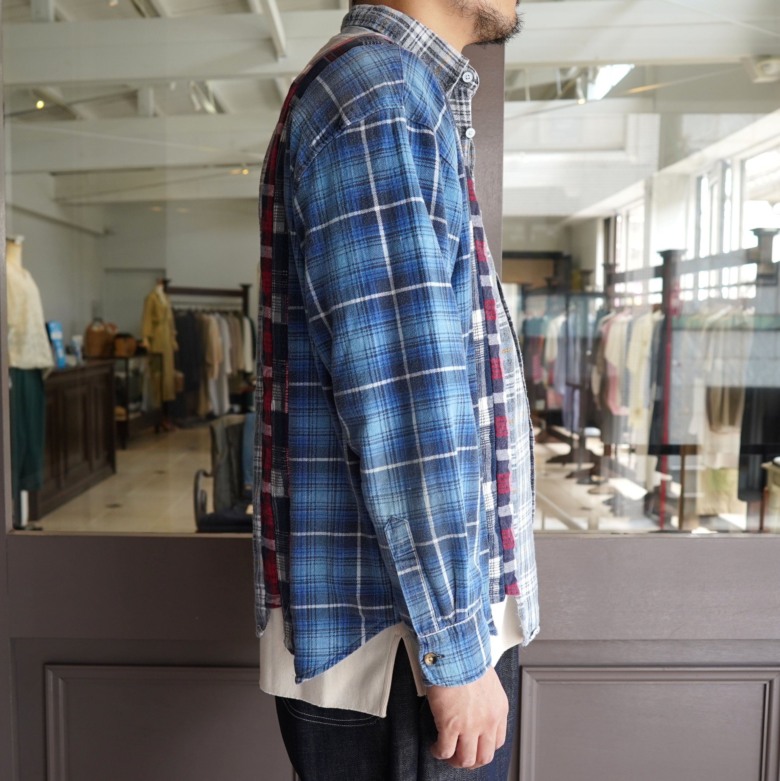 Rebuild by Needles(リビルドバイニードルス)/ flannel check shirts -ASSORT(B)- #JO286(7)