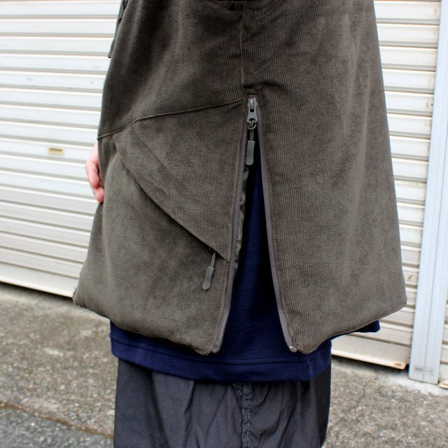 is-ness(イズネス)/ ×Abu Garcia M909 CORDUROY PADDING VEST -OLIVE- #21AAB-0004(7)