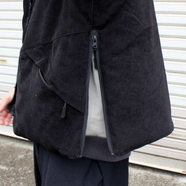 is-ness(イズネス)/ ×Abu Garcia M909 CORDUROY PADDING VEST -BLACK- #21AAB-0004(7)