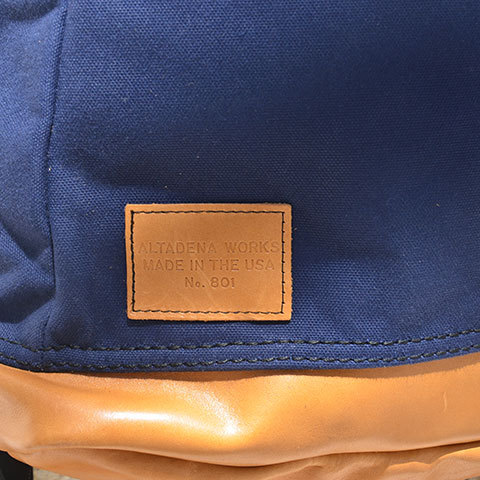 Altadena Works(アルタデナワークス) 801 Daypack(canvas) -Navy Acorn- 【Z】(8)