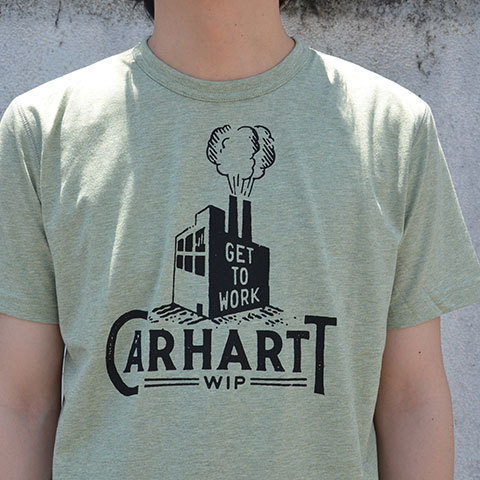 SALE 20%OFF Carhartt(カーハート) S/S Flag WIP T-Shirt -Pale Olive/Black-(8)