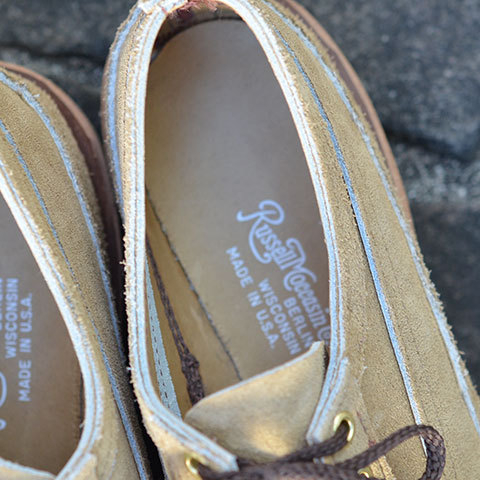 RUSSELL MOCCASIN (ラッセルモカシン) HURON MOCCASIN-MANSON ARMY LAST -LARAMIE SUEDE TAN- (8)