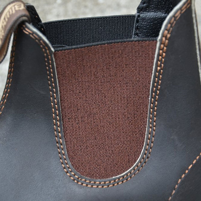 Blundstone(ブランドストーン) PU/TPU-ELASTIC SIDED-V CUT -Stout Brown-(8)