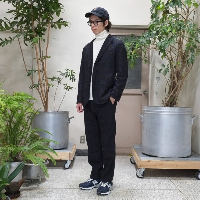 KENNETH FIELD (ケネスフィールド) ROLL NECK KNIT -WHITE-(8)