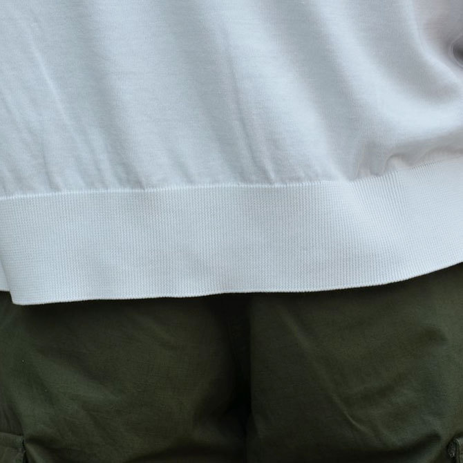 EEL products(イ―ルプロダクツ) Allways Knit 1/2 -(11)WHITE-(8)