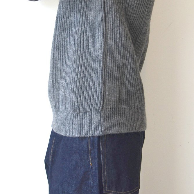 ANDERSEN-ANDERSEN(アンデルセン アンデルセン) SAILOR SWEATER CREW NECK(5Gauge) -GREY- #AD-002(8)
