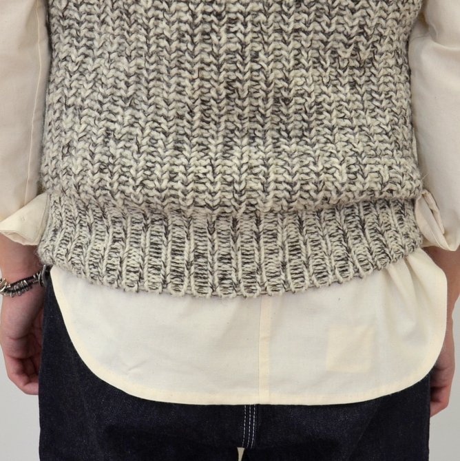 TENDER Co.(テンダー) VOE SLIPOVER -ECRU×BROWN- #761(8)