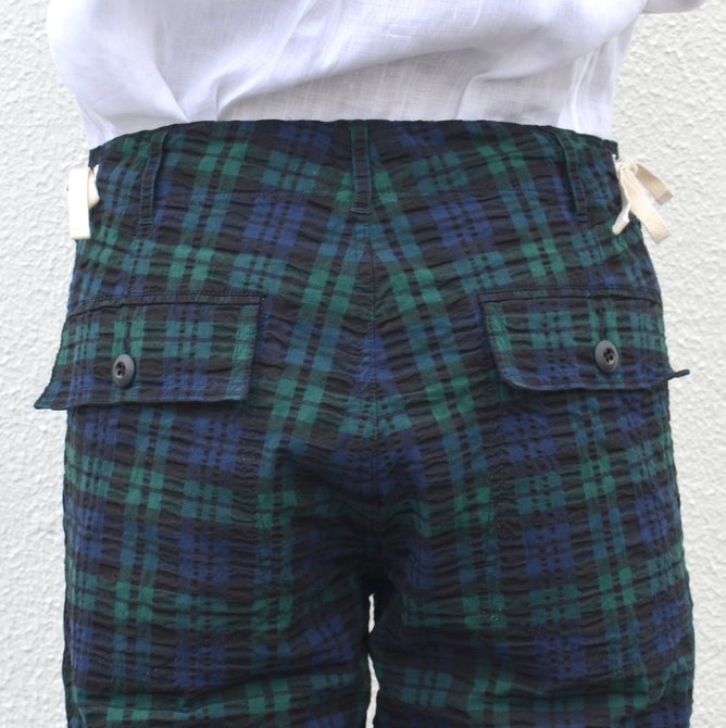 KENNETH FIELD (ケネスフィールド) CEREMONY TROUSER PLAIDS -BLACKWATCH- #17SS-46(8)