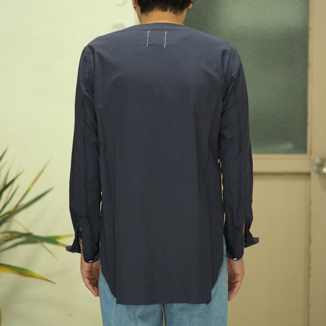【2017 SS】TAKAHIRO MIYASHITA The SoloIst.(タカヒロミヤシタ ザ ソロイスト) tunic shirt -NAVY- #sws0008SS17(8)