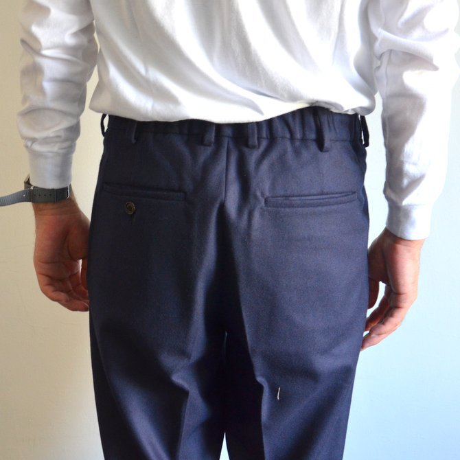 【17 AW】 MARKAWARE(マーカウェア)/ FRONT PLEATS PEGTOP -NAVY- #A17C-08PT01C(8)