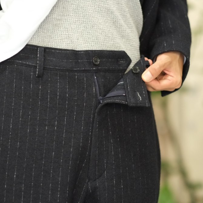 【30% OFF SALE】Graphpaper(グラフペーパー) / Waterproof Jersey Tapered Slack -NAVY- GM173-4002(8)
