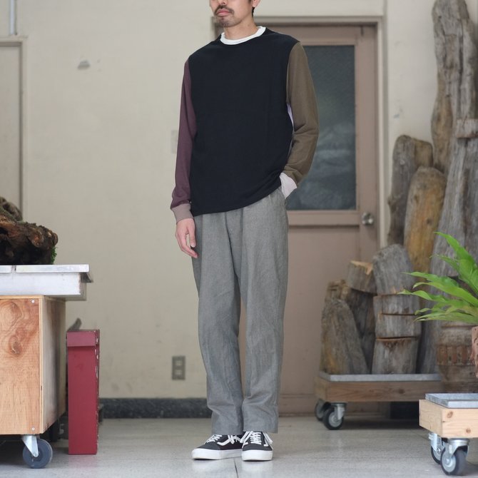 【30% off SALE】【2018 SS】7 × 7 / seven by seven ( セブン バイ セブン ) CRAZY PATTERN T-SHIRT -BLACK- #SBSS18CPTS(8)