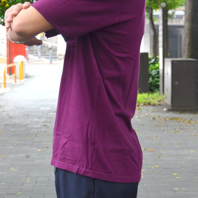 【40% OFF SALE】FLISTFIA(フリストフィア) / Relaxed T-shirts -Dark Burgundy- #TR01016(8)