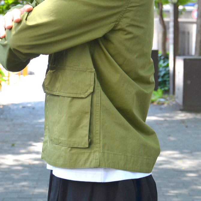 【40% OFF SALE】STUDIO NICHOLSON(スタジオニコルソン)/ MUCLUC JACKET -ARMY GREEN- #SN-301(8)